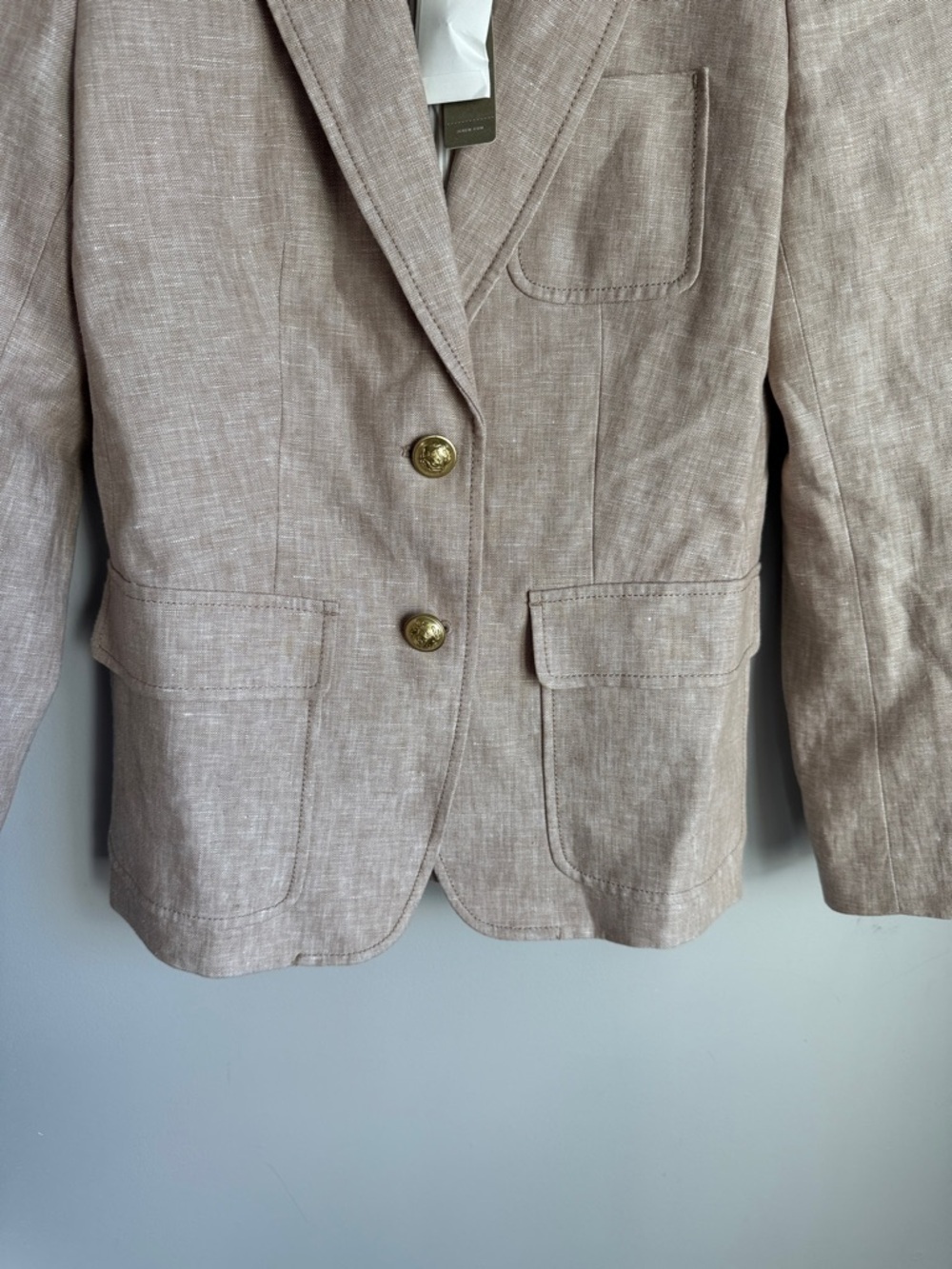 NEW J. Crew Rhodes linen blazer 2 - Picture 4 of 10